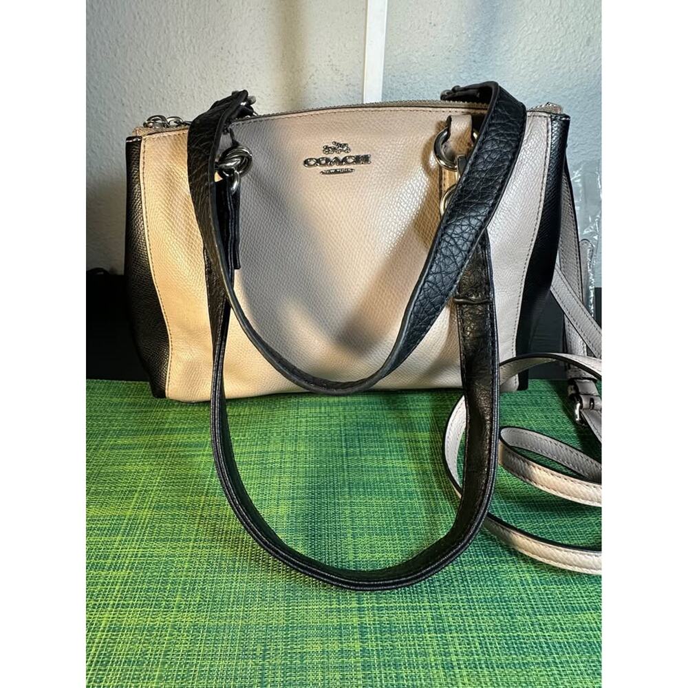 Coach Mini Christie Carryall with Contrast Trim (Style F57487) - Picture 7 of 8